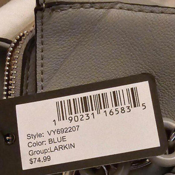 Guess Los Angeles Larkin Blue Crossbody (New with Tags) - Picture 3 of 12